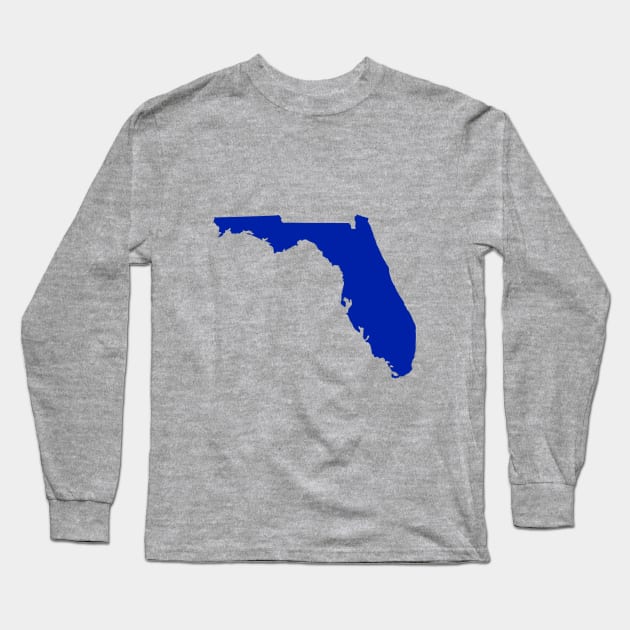 UF Blue Long Sleeve T-Shirt by AdventureFinder